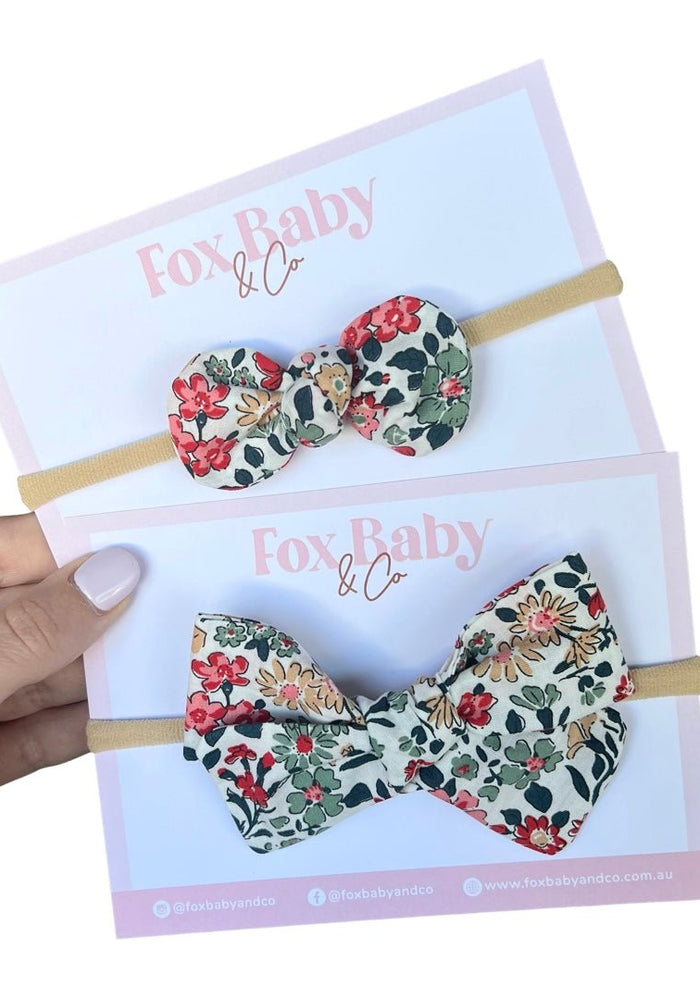 Garden Floral Bows - Fox Baby & Co