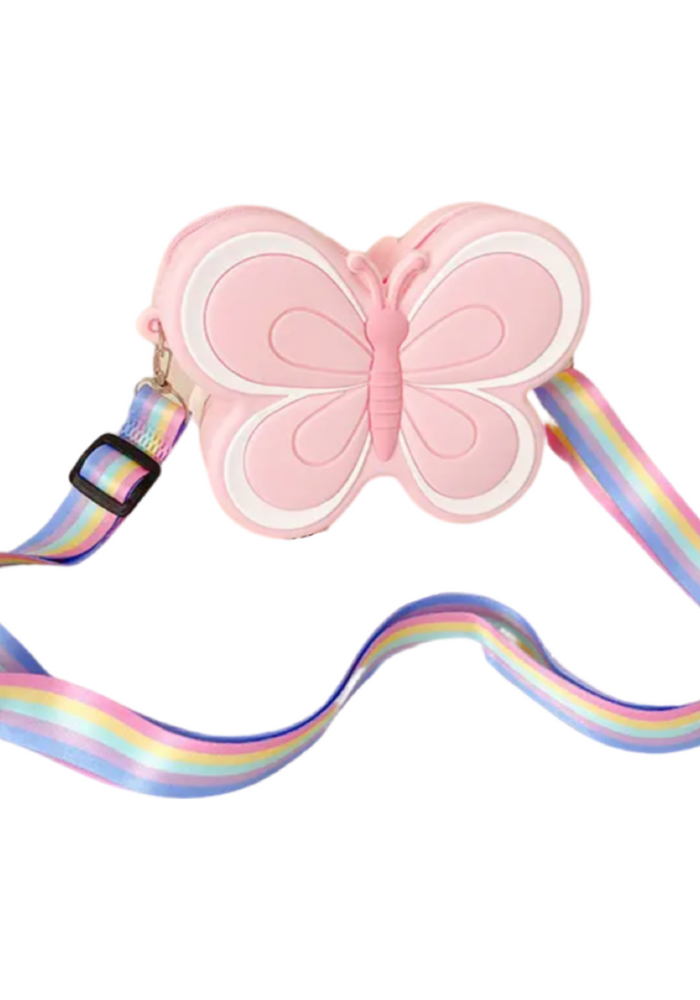 Butterfly Kids Handbag - Pink