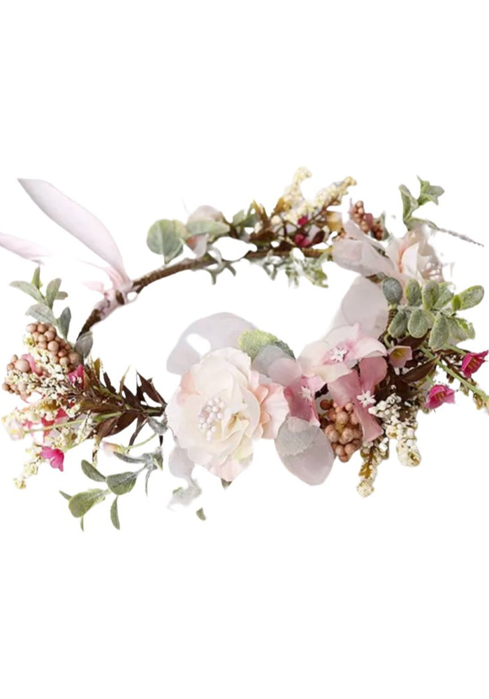 Pink Birthday Flower Crown (pre order) - Fox Baby & Co