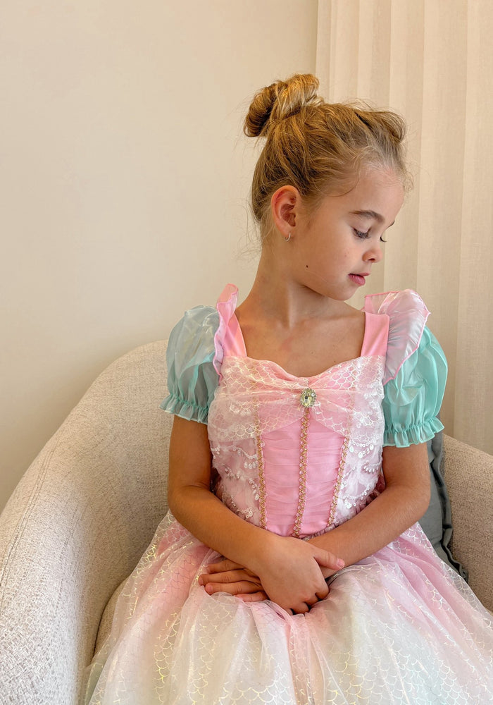Rainbow Pastel Mermaid Princess Party Dress Costume - Fox Baby & Co
