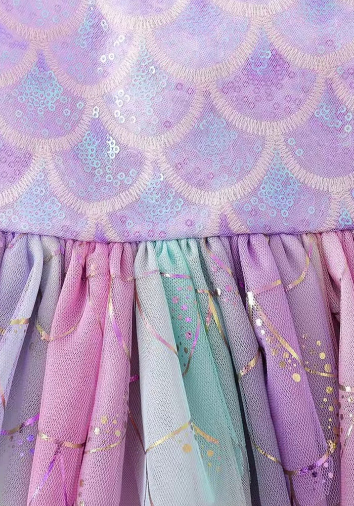 Fairyfloss Mermaid Princess Birthday Party Dress - Fox Baby & Co