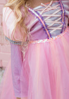 Load image into Gallery viewer, Enchanted Rapunzel Purple Princess Long Sleeve Party Dress Costume - Fox Baby &amp; Co
