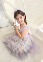 Load image into Gallery viewer, Mermaid Rainbow Bow Princess Party Dress - Fox Baby &amp; Co
