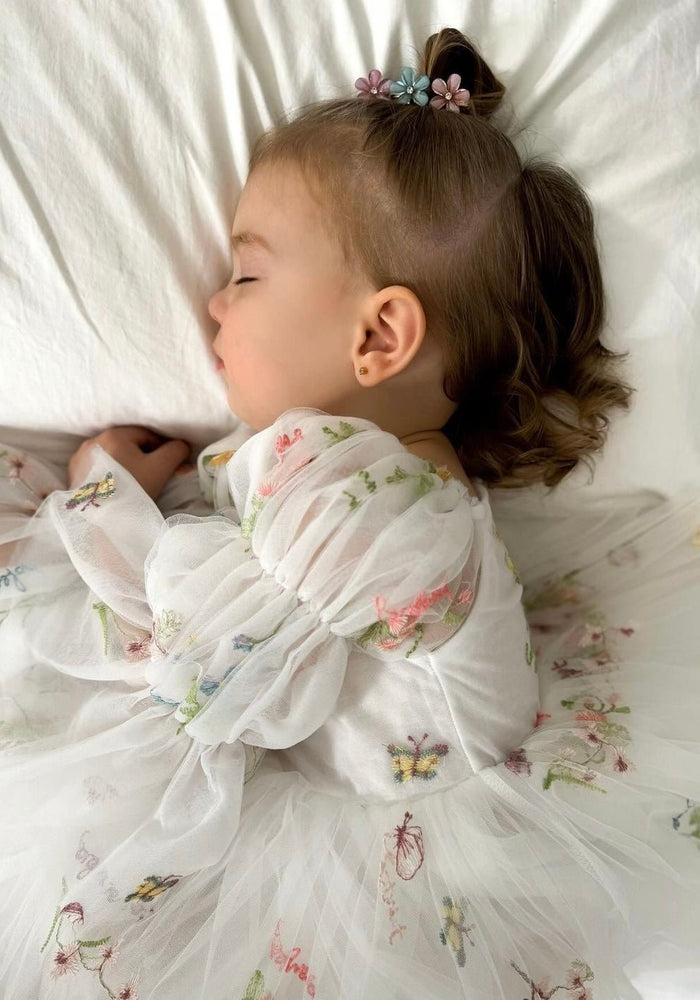 Fairy Wonderland Long Sleeve Luxe Tulle Dress (pre order) - Fox Baby & Co