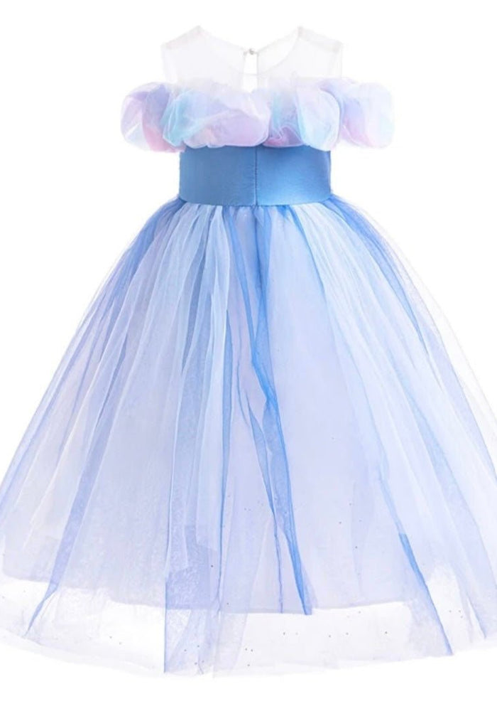 Blue Whimsical Princess Luxe Party Dress (pre order) - Fox Baby & Co