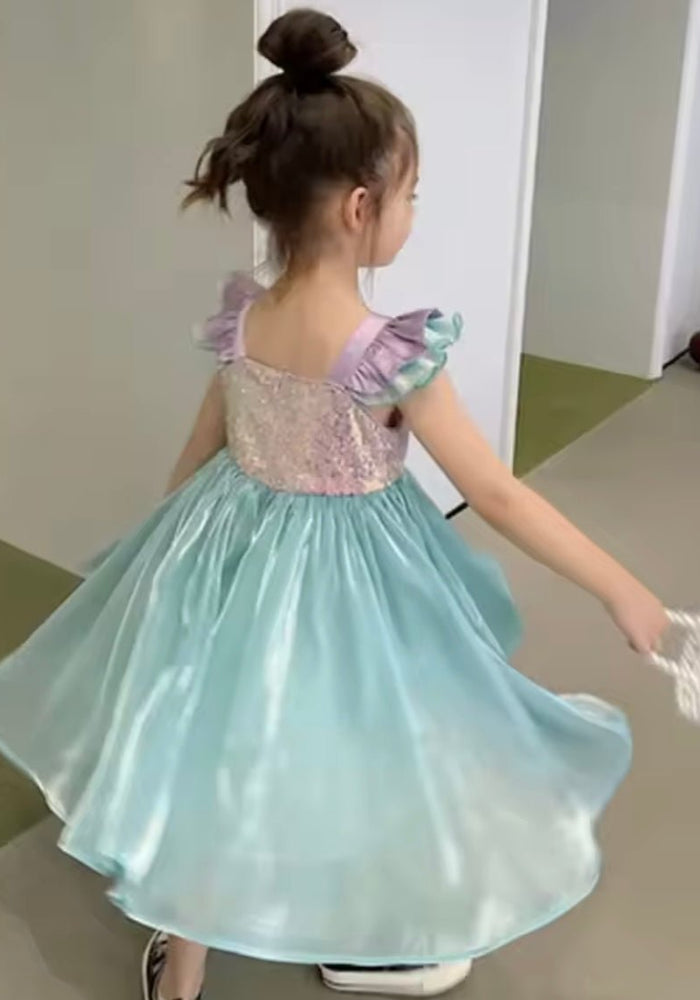 Seashell Mermaid Girls Birthday Party Dress - Fox Baby & Co