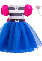 Load image into Gallery viewer, New Gabby’s Dollhouse Inspired Party Dress with Cat Ears Headband - Halloween Costume - Fox Baby &amp; Co
