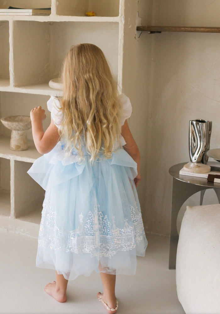Cinderella Enchanted Castle Luxe Dress & Matching Gloves - Fox Baby & Co