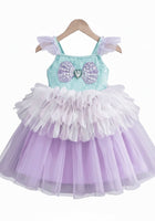 Load image into Gallery viewer, Rainbow Mermaid Luxe Princess Birthday Party Dress - Fox Baby &amp; Co
