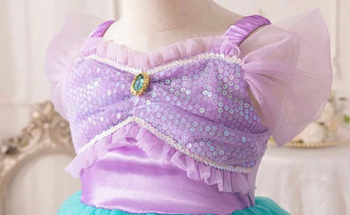 Magical Mermaid Luxe Princess Birthday Party Dress - Fox Baby & Co