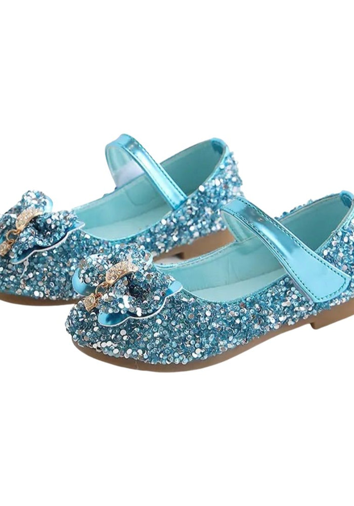 Little Princess Birthday Girl Sparkle Bow Mary Jane Shoe (pre order) - Fox Baby & Co