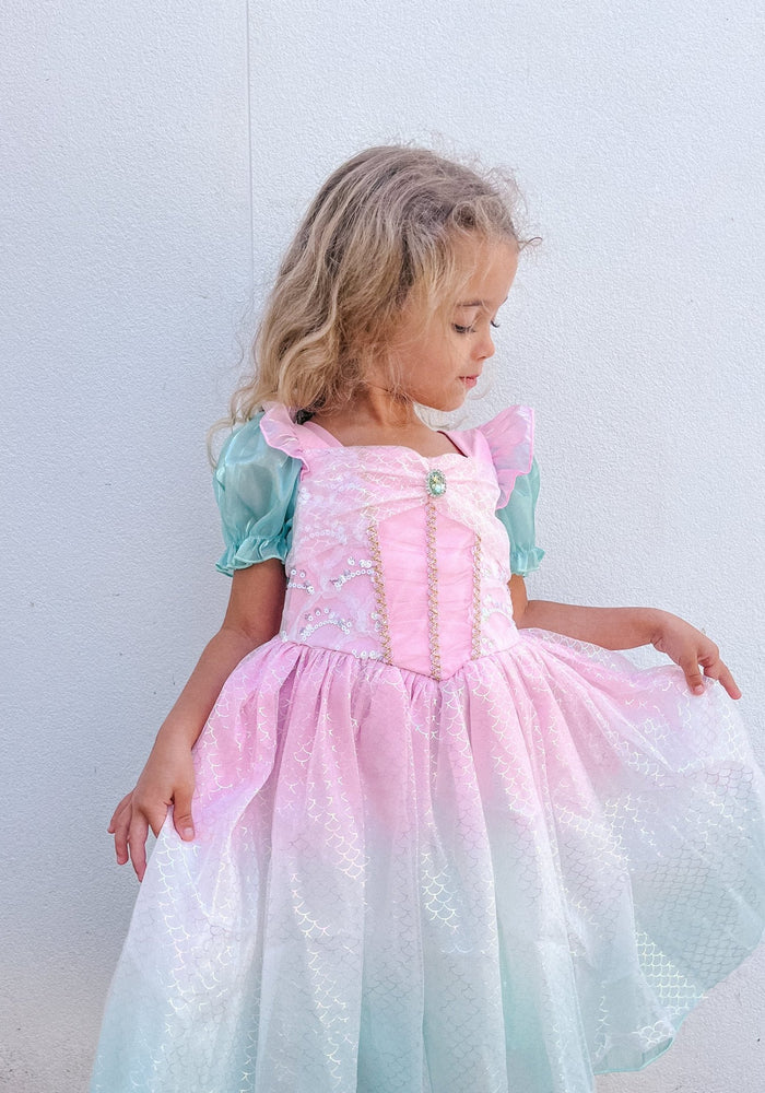 Rainbow Pastel Mermaid Princess Party Dress Costume - Fox Baby & Co