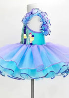 Load image into Gallery viewer, Ballerina Mermaid Glitter Sparkle Luxe Tulle Tutu Leotard - Fox Baby &amp; Co
