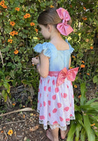 Load image into Gallery viewer, Little Bo Peep Inspired Dress Costume with Headband - Fox Baby &amp; Co
