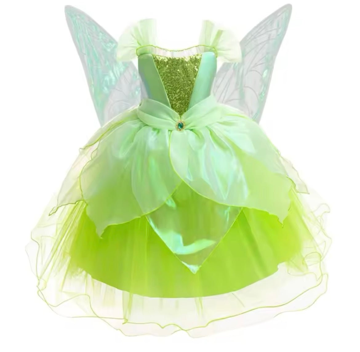 Tinkerbelle Fairy Princess Dress & matching Wings - Fox Baby & Co