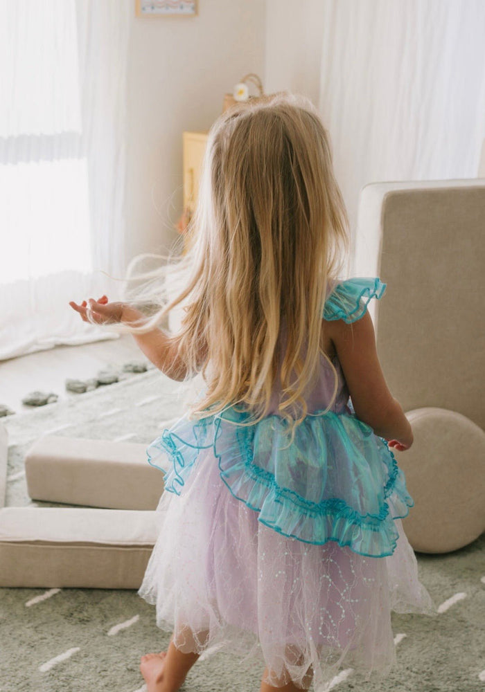 Ocean Mermaid Princess Party Dress - Fox Baby & Co