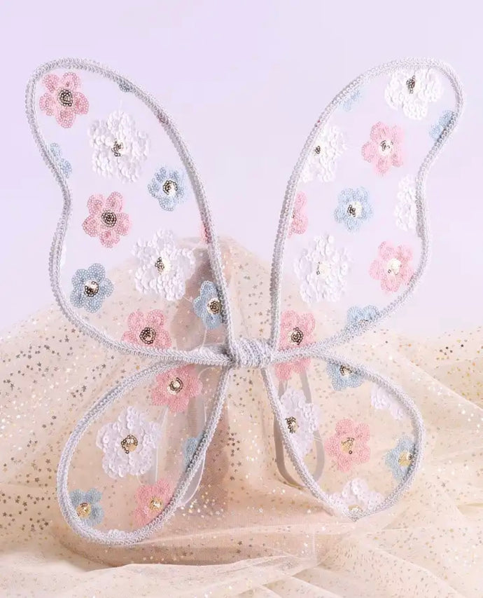 Kids little girls Floral Lace Fairy Wings - Bloom (PRE ORDER)
