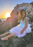 Load image into Gallery viewer, Rainbow Mermaid Luxe Princess Birthday Party Dress - Fox Baby &amp; Co

