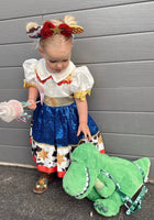 Load image into Gallery viewer, Jessie Cowgirl Princess Costume Dress &amp; Headband (pre order) - Fox Baby &amp; Co

