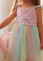 Load image into Gallery viewer, Rainbow Butterfly Unicorn Princess Dress - Fox Baby &amp; Co
