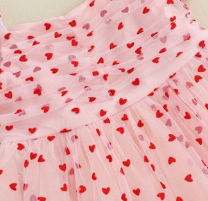 Kids girls XOXO Party Tulle Dress - Pink (pre order)