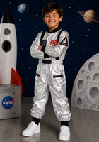 Load image into Gallery viewer, Kids Astronaut Costume Boys Space Explorer Halloween Costume
