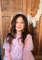 Load image into Gallery viewer, Aurora luxe Sparkle Princess Long Sleeve Party Dress - Pink - Fox Baby &amp; Co
