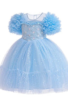 Load image into Gallery viewer, Birthday Girl Blue Princess Party Dress (pre order)
