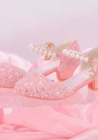 Load image into Gallery viewer, Glinda Little Girls High Heel Princess Birthday Girl Shoe (pre order) - Fox Baby &amp; Co
