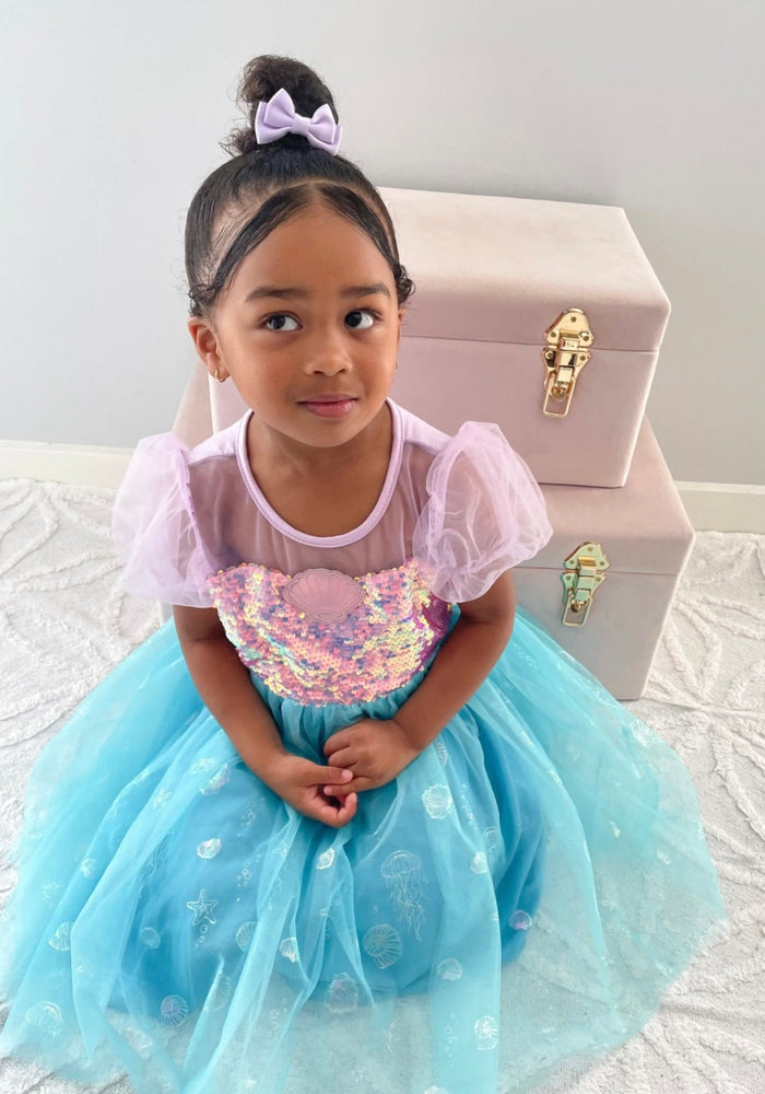 Mermaid Shell Princess Birthday Party Dress - Fox Baby & Co