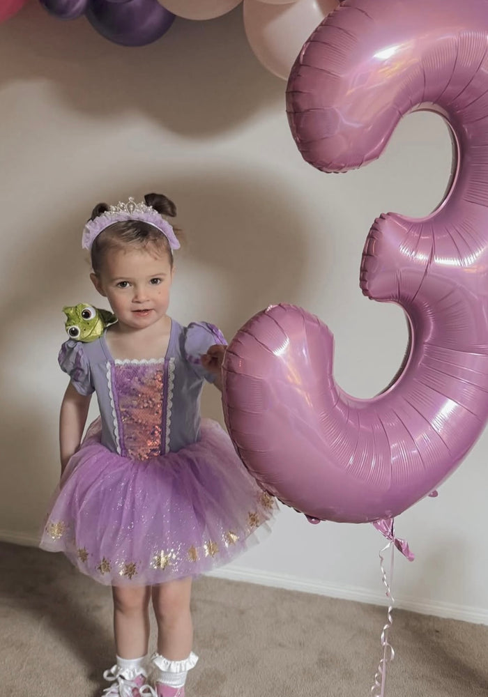 Violet Princess Birthday Tutu - Fox Baby & Co