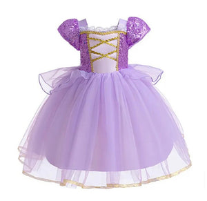 Rapunzel Princess Birthday Luxe Party Dress Costume (pre order)