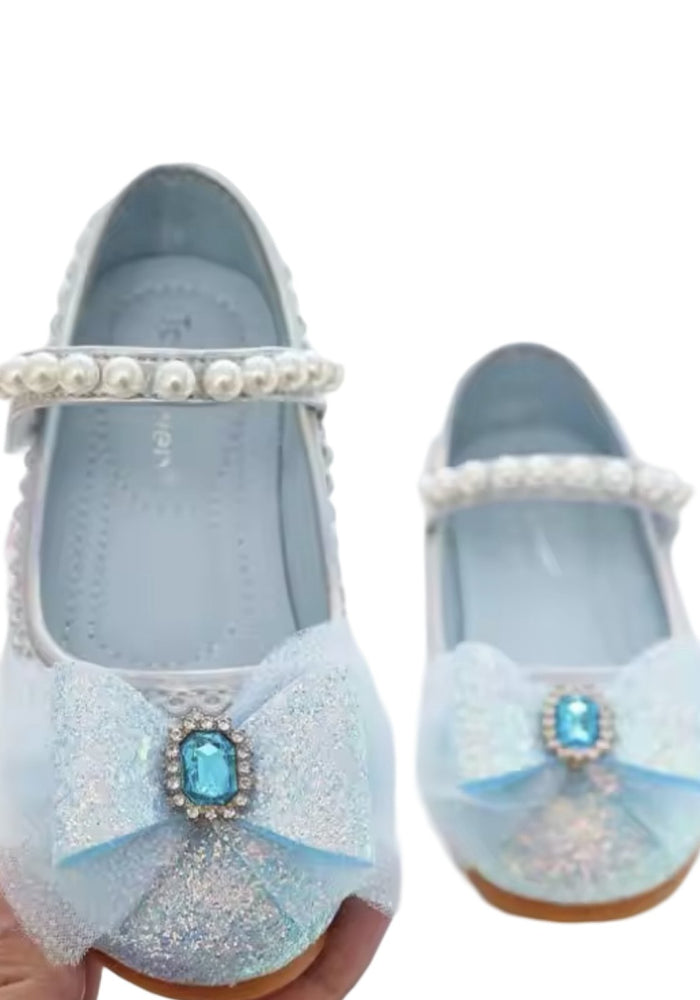 New Enchanted Princess Birthday Girl Sparkle Bow Mary Jane Shoe (pre order) - Fox Baby & Co