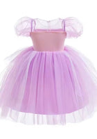 Load image into Gallery viewer, Whimsical Rapunzel Princess Puff Sleeve Party Dress Costume - Fox Baby &amp; Co
