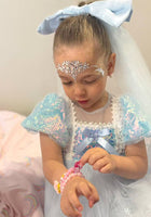 Load image into Gallery viewer, Enchanting Royal Princess Dress Cosplay Costume &amp; Tulle Bow Clip - Fox Baby &amp; Co
