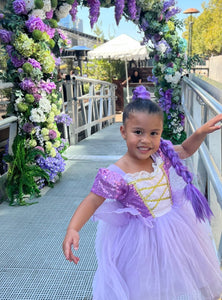 Classic Purple Princess Birthday Luxe Party Dress Costume - Fox Baby & Co