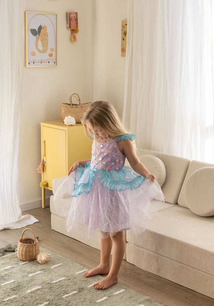 Ocean Mermaid Princess Party Dress - Fox Baby & Co