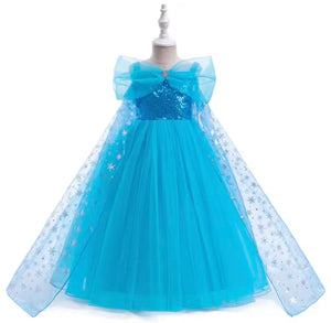 Magical Elsa Snow Princess Birthday Party Dress