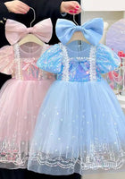 Load image into Gallery viewer, Enchanting Royal Princess Dress Costume &amp; Tulle Bow Clip - Fox Baby &amp; Co
