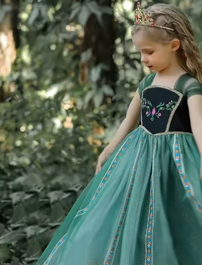 Magical Anna Princess Birthday Party Dress Costume (Pre order) - Fox Baby & Co