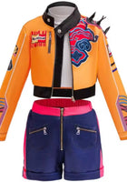 Load image into Gallery viewer, Kids Girls K - POP Style Demon Hunter Rumi Costume Top, Shorts &amp; Jacket 3 Piece - Fox Baby &amp; Co
