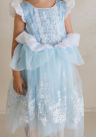 Load image into Gallery viewer, Cinderella Enchanted Castle Luxe Dress &amp; Matching Gloves - Fox Baby &amp; Co
