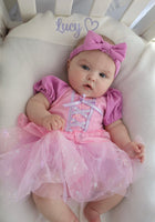 Load image into Gallery viewer, Baby Girls Violet Rapunzel Tutu Tulle Romper with bow - Fox Baby &amp; Co
