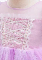 Load image into Gallery viewer, Whimsical Rapunzel Princess Puff Sleeve Party Dress Costume - Fox Baby &amp; Co
