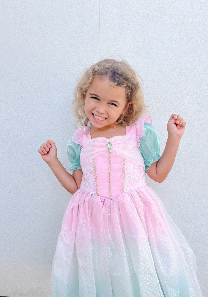 Rainbow Pastel Mermaid Princess Party Dress Costume - Fox Baby & Co