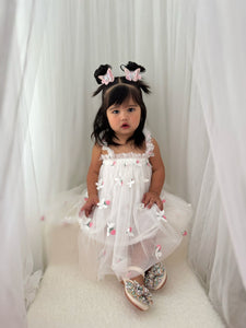 Aurora Fairy Tulle Birthday Dress - White - Fox Baby & Co