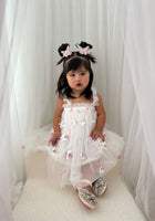 Load image into Gallery viewer, Aurora Fairy Tulle Birthday Dress - White - Fox Baby &amp; Co

