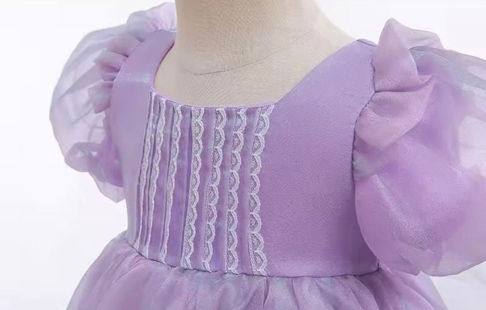 Classic Rapunzel Princess Luxe Party Dress Costume (pre order) - Fox Baby & Co