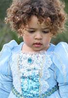 Load image into Gallery viewer, Snow Sparkle Elsa Princess Long Sleeve Dress Costume &amp; Cape - Fox Baby &amp; Co
