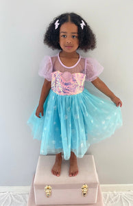 Mermaid Shell Princess Birthday Party Dress - Fox Baby & Co